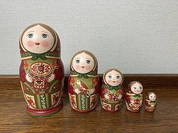 秋の感謝セール♪ロシア雑貨☆マトリョーシカ(5P)アミューズメントパーク オリガ 秋の感謝セール♪ロシア雑貨☆マトリョーシカ(5P)アミューズメント